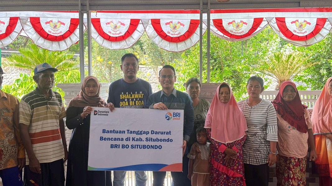 Bersama BRI, Situbondo Bangkit dari Gempa: 100 Paket Bantuan Disalurkan