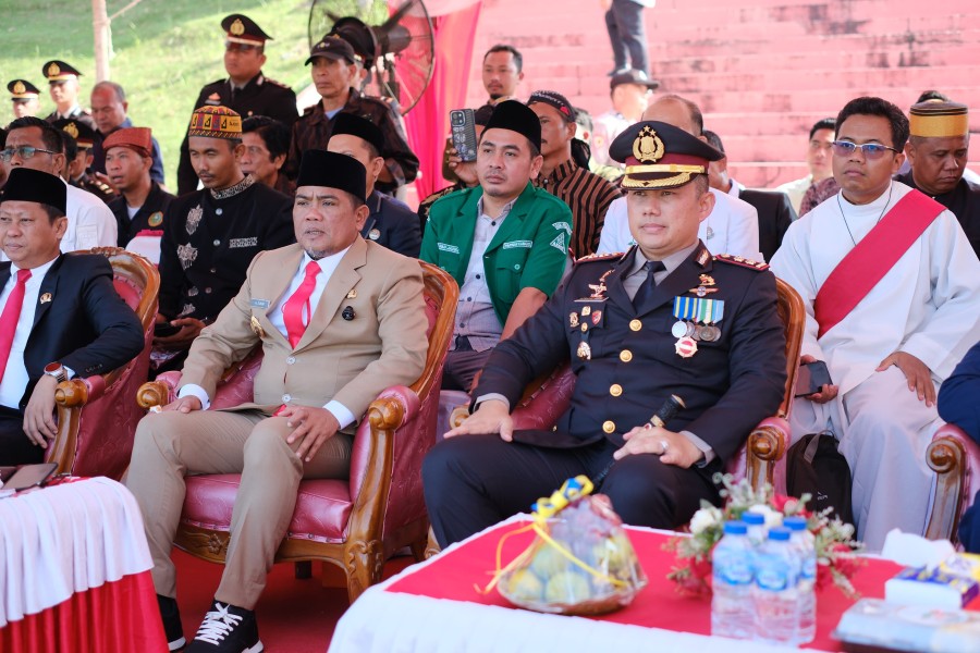 Bupati Pelalawan Hadiri Upacara Hari  Bhayangkara ke-79