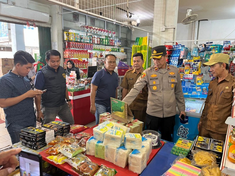 Jelang Idulfitri, Stok Bapokting di Pasar Sungai Guntung Dipastikan Aman