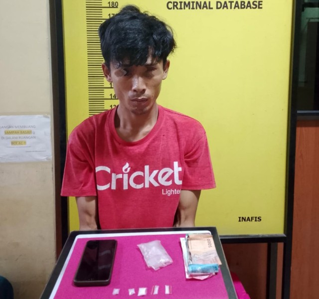 Tidur Nyenyak Berujung Penangkapan, Polisi Temukan 5 Paket Sabu di Kamar FF