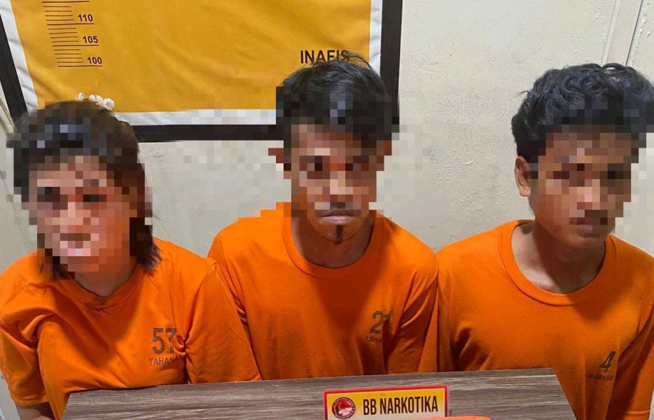 Seorang IRT di Inhil Ditangkap Polisi Gara-gara Edarkan Sabu