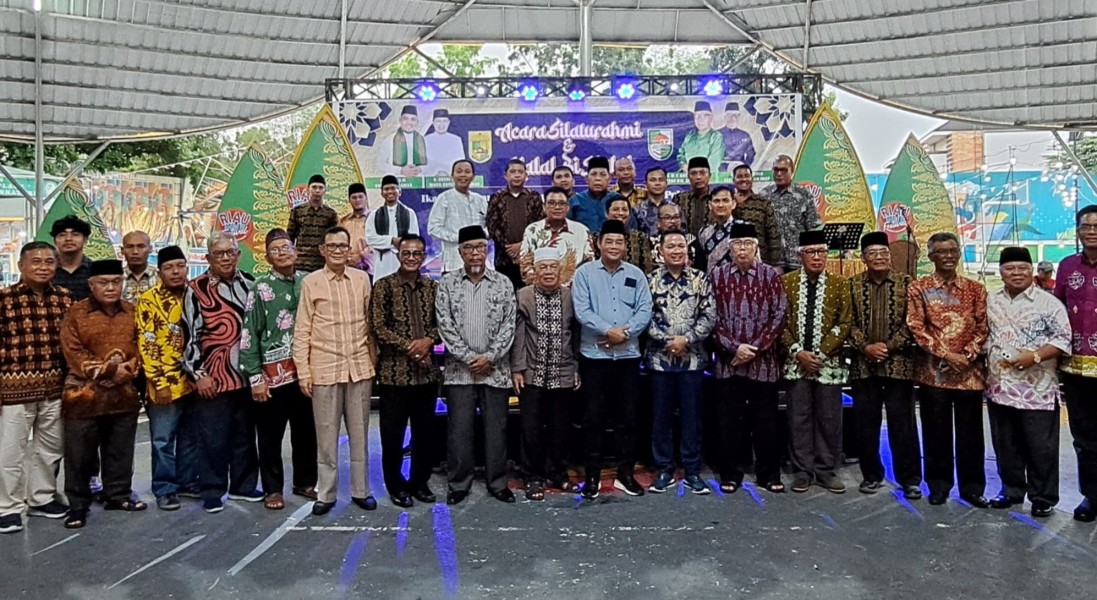 Silaturahmi dan Halal Bihalal, Husni Tamrin Ajak IMKP Pekanbaru Bersatu Majukan Pelalawan