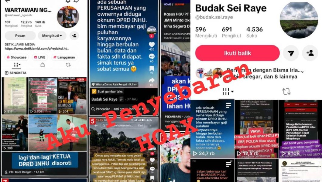 Perkebunan PT SBP Disebut Tak Berizin di Sungai Raya dan Sekip Hilir, Ketua DPRD Inhu Mengaku Jadi Sasaran Fitnah