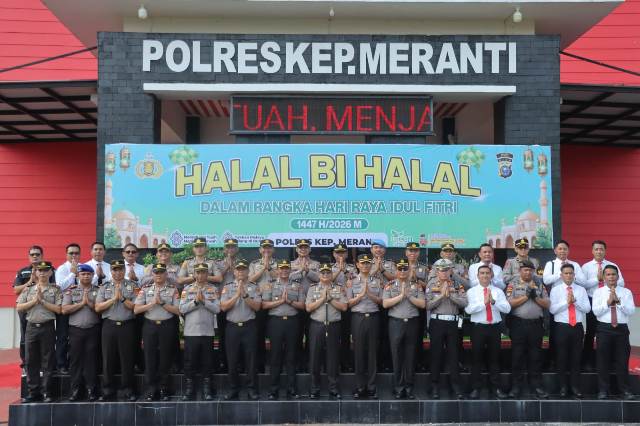Kapolres Meranti Tingkatkan Kebersamaan Lewat Halal Bilhalal Idul Fitri 1447 H
