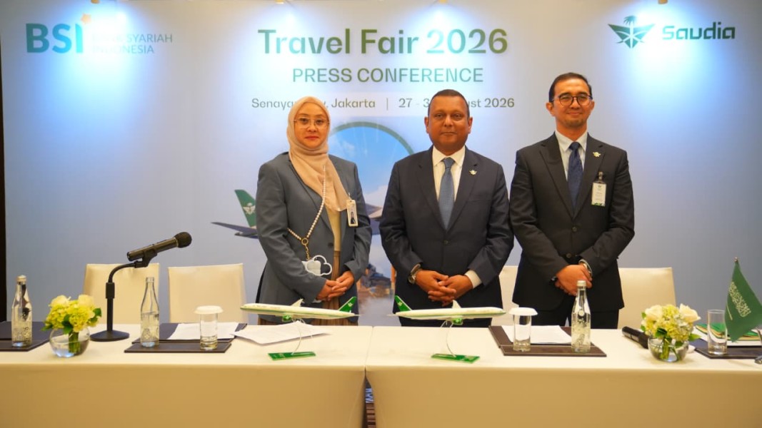 Perkokoh Posisi Sebagai Pemimpin Ekosistem Haji dan Umrah, BSI Hadirkan Layanan Eksklusif di Saudia Travel Fair 2026