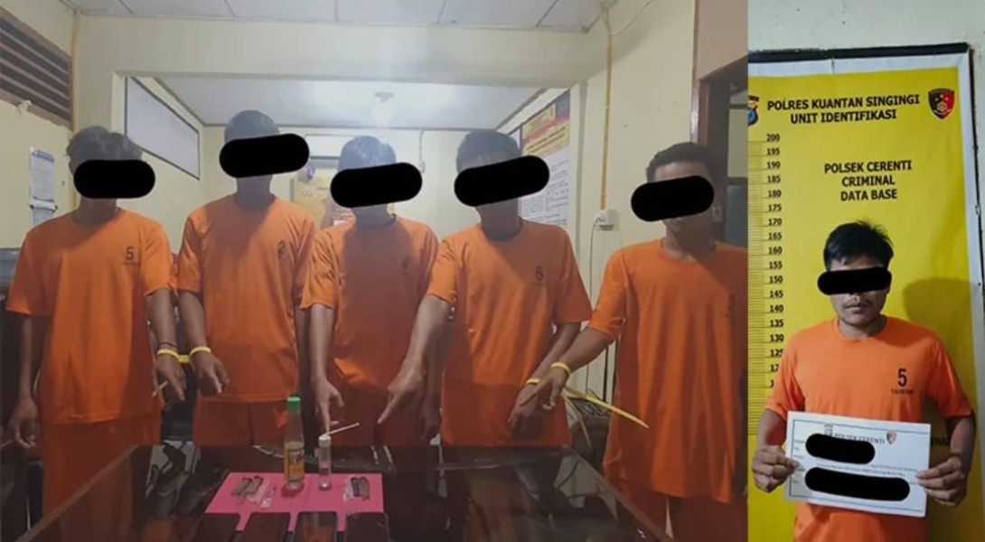 Polres Kuansing Ungkap Dua Kasus Narkoba Ditempat Berbeda, Cerenti dan Kuantan Hilir