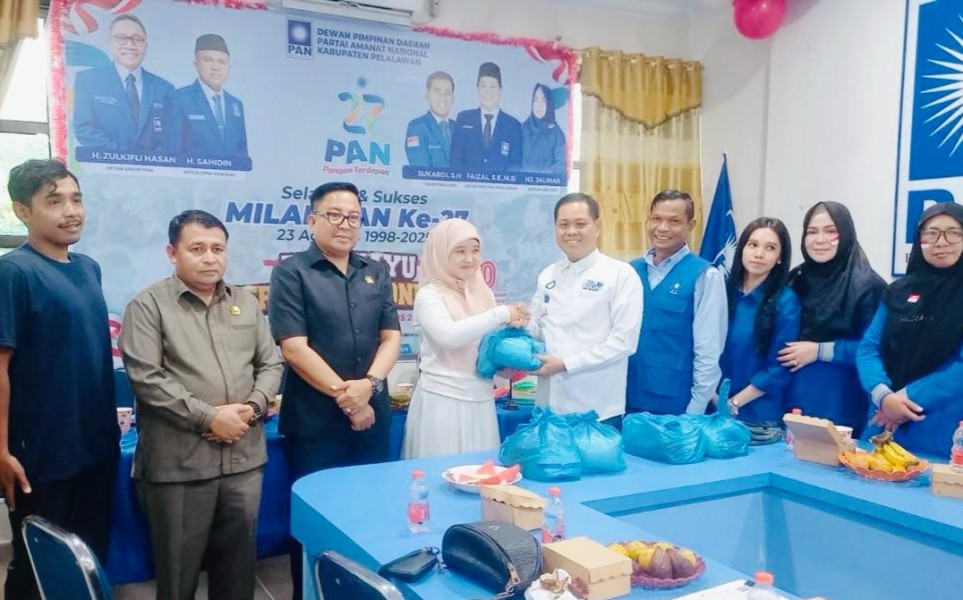 Meriahkan HUT ke-80 RI dan Harlah ke-27 PAN, DPD PAN Pelalawan Gelar Lomba Meriah serta Aksi Sosial