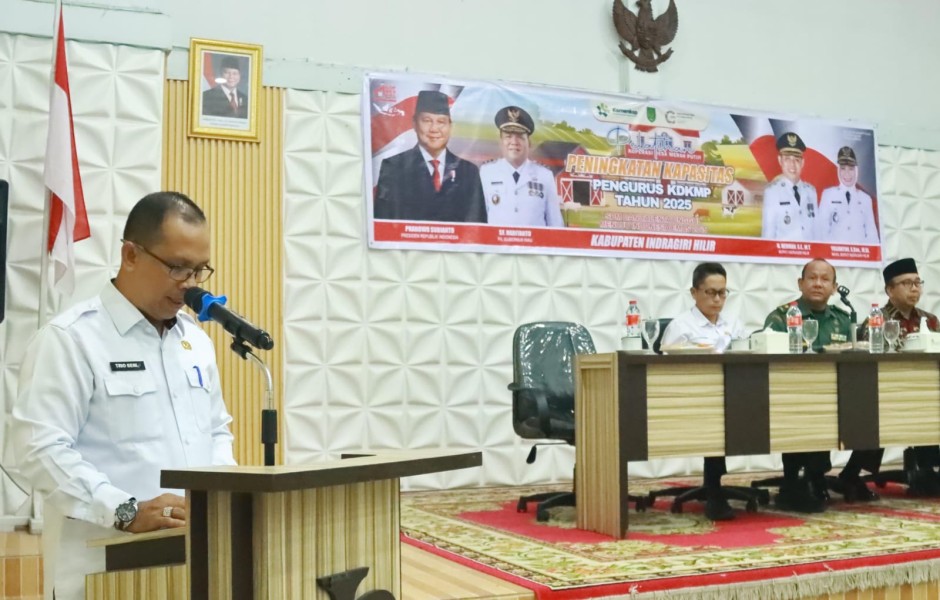 Bupati Inhil Buka Pelatihan Peningkatan Kapasitas SDM Pengurus Koperasi Desa/Kelurahan Merah Putih