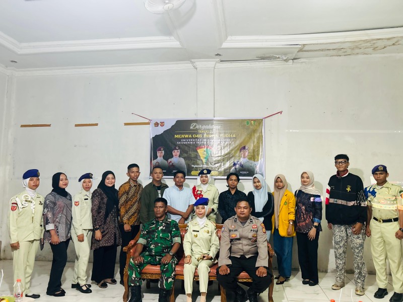 Dirgahayu Resimen Mahasiswa Satuan 046 Indra Yudha  Universitas Islam Indragiri Digelar Khidmat di Aula FTIK
