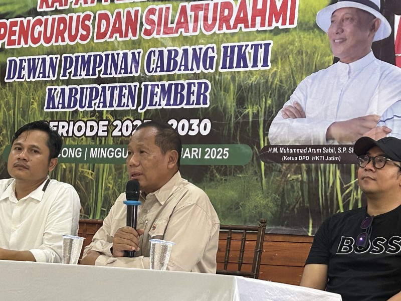 Menjelang Pelantikan Bupati, HKTI Jember Siap Menyambut BUMD Pangan