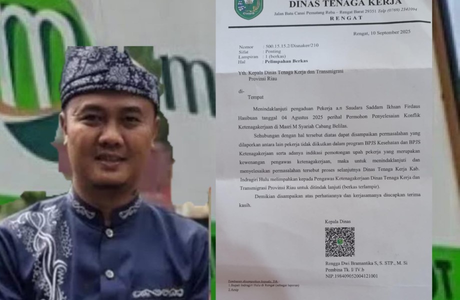 Kasus Masri M Syari’ah Dilimpahkan ke Disnaker Provinsi, Mediasi Gagal Capai Kesepakatan