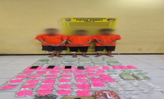 Polda Sumut Buru Otak Utama Jaringan Sabu 26 Kg Bertaraf Internasional