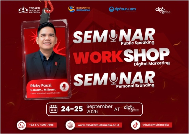 Tingkatkan Kompetensi di Era Digital, Trisakti School of Multimedia Gelar Workshop di Pekanbaru
