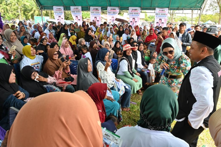 Akhiri Kampanye Zona di Siak, Abdul Wahid Banyak Dapat Dukungan Masyarakat