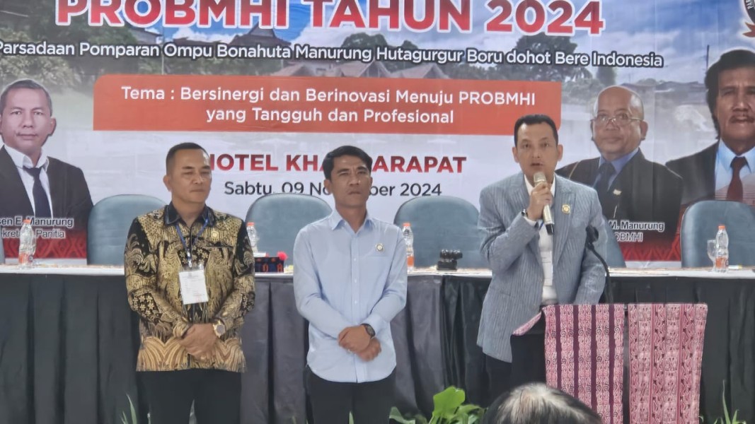 Parsadaan Pomparan Ompu Bonahuta Manurung Hutagurgur Boru Dohot Bere Indonesia (PROBMHI)  Menggelar Munas I 2024 di Hotel Khas Parapat dan ditutup dengan pesta raya di Lumban Jabi Jabi Sibisa