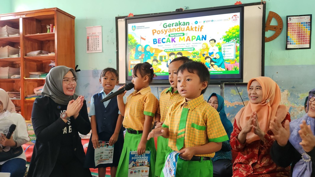 Mbak Una Luncurkan Becak Mapan, Inovasi Literasi dan Cegah Stunting di Situbondo