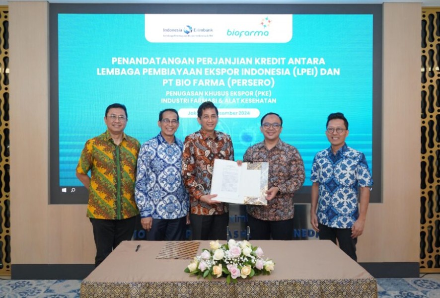 Bio Farma Perkuat Kemandirian Industri Farmasi melalui Fasilitas Kredit Rp300 Miliar dari LPEI