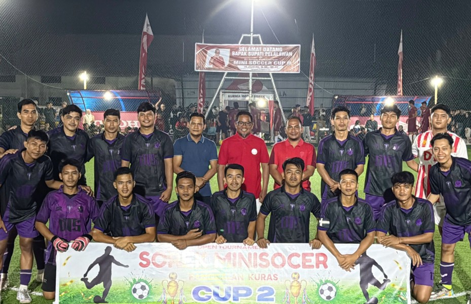 Tutup Mini Soccer Cup II Pangkalan Kuras, Bupati Zukri: Jadikan Olahraga Wadah Persatuan Pemuda