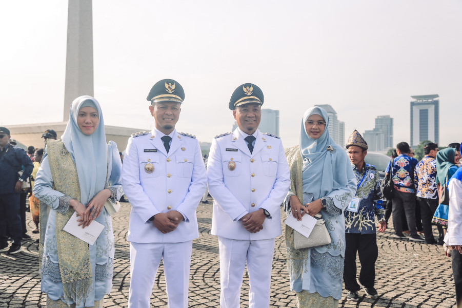 Presiden Prabowo Lantik Agung Nugroho-Markarius Anwar Sebagai Walikota-Wakil Walikota Pekanbaru