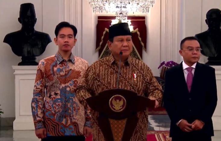 Resmi, Presiden Prabowo Umumkan Daftar Kabinet Merah Putih