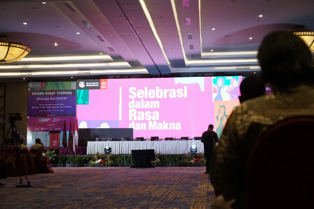 Sidang Senat Terbuka Wisuda ke-XXXVI Trisakti School of Multimedia Dengan Mengusung Tema SERANA: Selebrasi dalam Rasa dan Makna