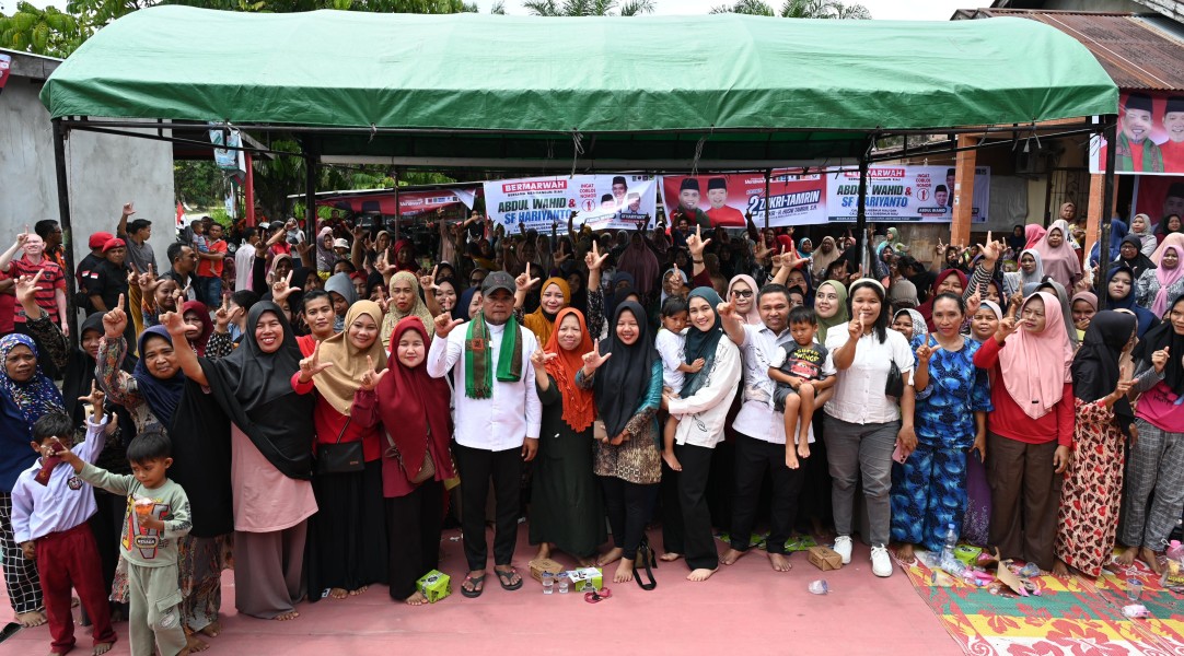 Cagub Abdul Wahid dan Cabup Zukri Berkomitmen Saling Sinergi Wujudkan Pelalawan Sejahtera