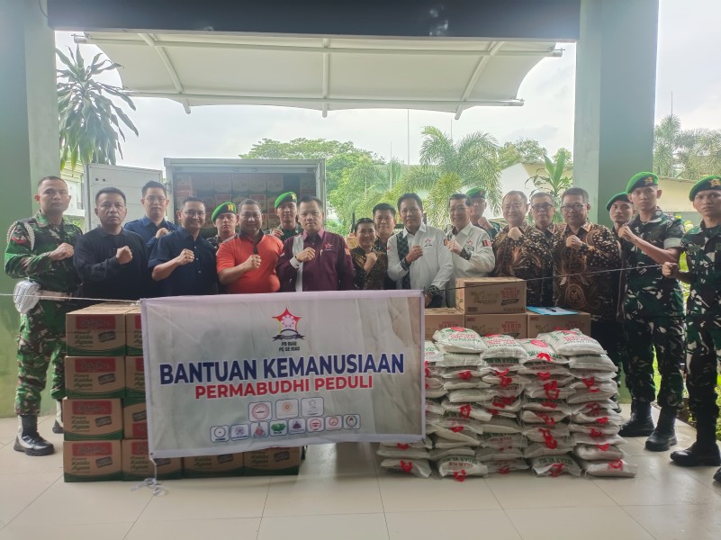 Gandeng Kodam XIX/Tuanku Tambusai, Permabudhi Riau Kirim Bantuan Logistik untuk Korban Bencana Sumatera