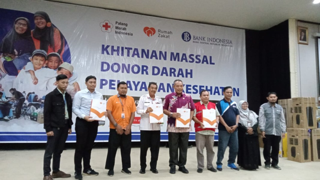 Pemko Pekanbaru Apresiasi Khitanan Massal dan Donor Darah Rumah Zakat Riau