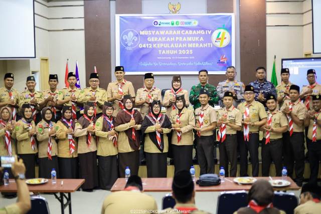 Bupati Kepulauan Meranti Buka Musyawarah Cabang IV Gerakan Pramuka Tahun 2025