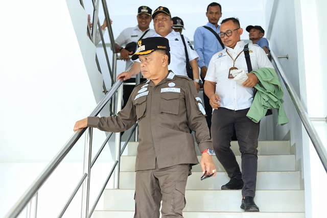 Tinjau Progres RS Pratama Penyagun, Bupati Asmar : Progres Sudah Hampir 100 Persen