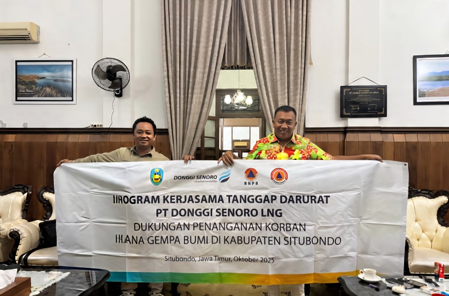 Donggi Senoro LNG Berikan Dukungan untuk Korban Gempa Situbondo