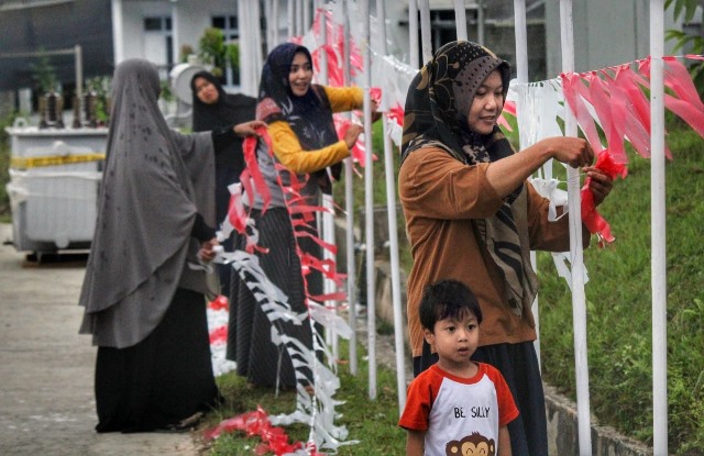80 Tahun Kemerdekaan RI, Warga Riau Komplek RAPP Jawab dengan Persatuan dan Gotong Royong