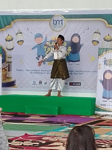 Kompetisi Pidato Cilik BMT Rengat, SDN 019 Kampung Dagang Tampil Gemilang