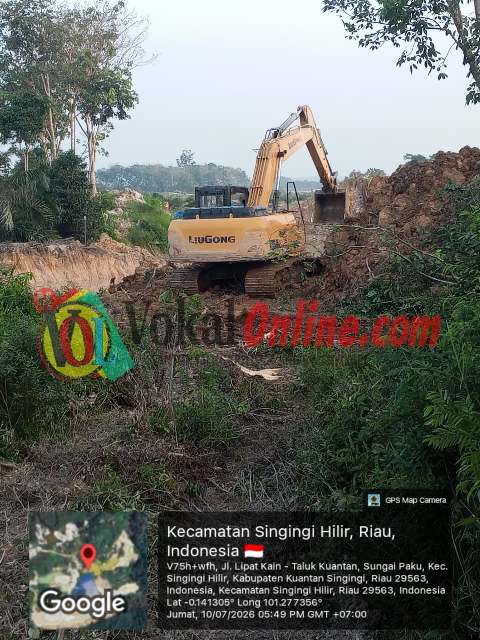 Diduga Aktivitas PETI Sungai Paku Singingi Hilir Kebal Hukum