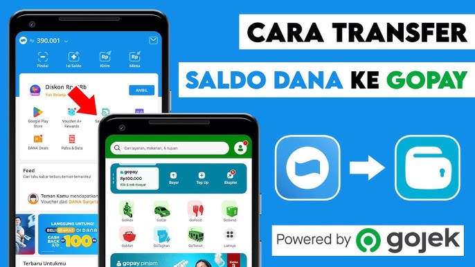 Cara Transfer DANA ke GoPay, Biaya, dan Limitnya