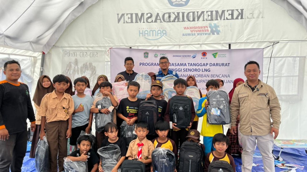 Program Trauma Healing DSLNG Pulihkan Semangat Anak-Anak Penyintas Semeru