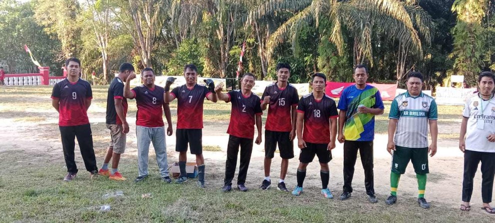 Ajang Sepak Bola Desa Sungai Banyak Ikan, Sportivitas dan Kebersamaan Jadi Kunci