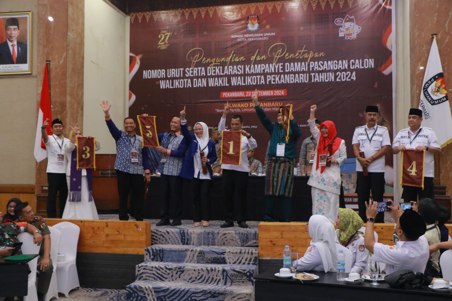 5 Kandidat Pilwako Pekanbaru di Minta Jangan Kampanye di Tempat Pendidikan dan Rumah Ibadah