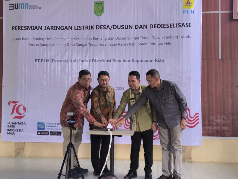 Pemkab Indragiri Hilir Percepat Pemenuhan Kebutuhan Listrik di Kecamatan Keritang dan Reteh