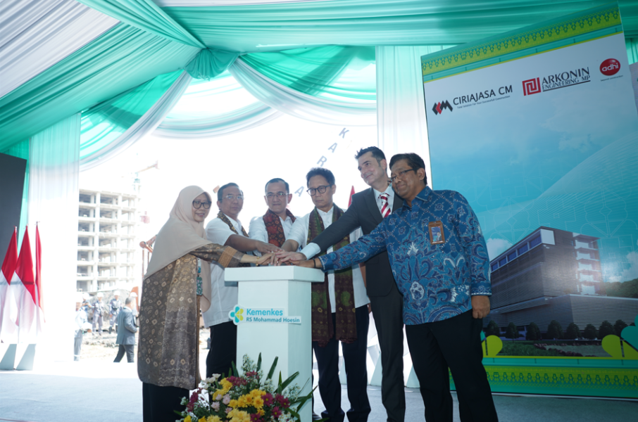 Peresmian Proyek ADHI: Proyek Groundbreaking RS Mohammad Hoesin Sebagai Langkah Besar Menuju Kesehatan yang Lebih Baik