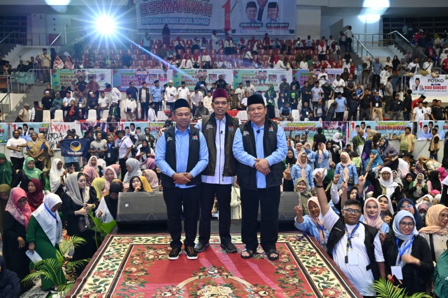 Kemenangan Depan Mata, Abdul Wahid Minta Pendukung Jaga Kekompakan Awasi Politik Uang