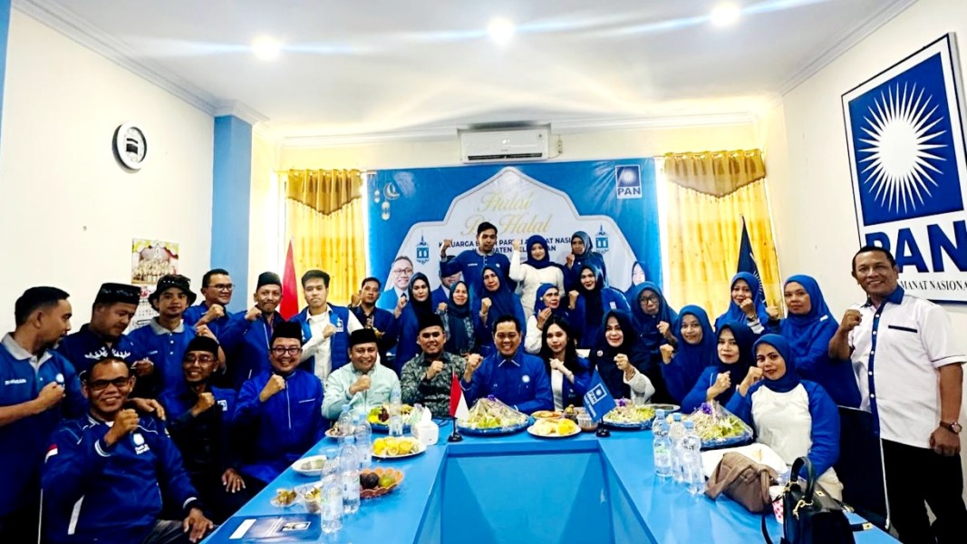 PAN Pelalawan Semakin Solid, Halal Bi Halal jadi Momen Memperkuat Soliditas Partai