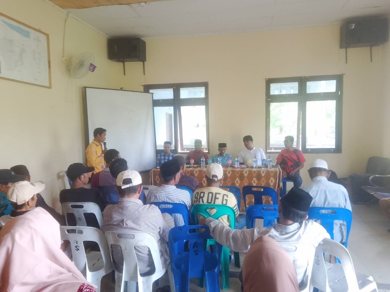 Sekcam Tebingtinggi Barat Afrinal Yusran Lakukan Monev ADD dan DD di Dua Desa