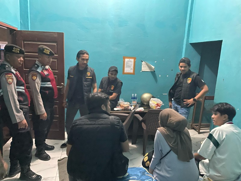 Polres Pelalawan Amankan Tujuh Pasangan Mesum dan Satu Pengguna Narkotika di Pangkalan Kerinci