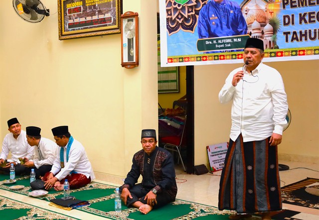 Pemkab Siak Silaturahmi dan Dengarkan Aspirasi Masyarakat Buantan Besar Melalui Safari Ramadan