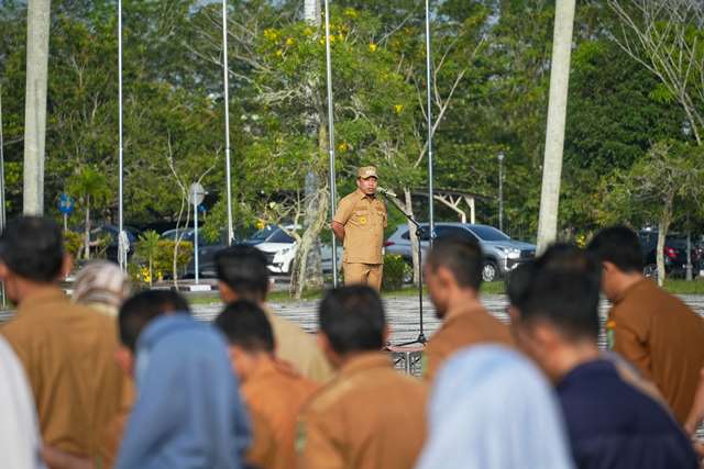 Pekan Terakhir Menjabat, Wabup Siak Husni Merza Sampaikan Pesan Untuk ASN