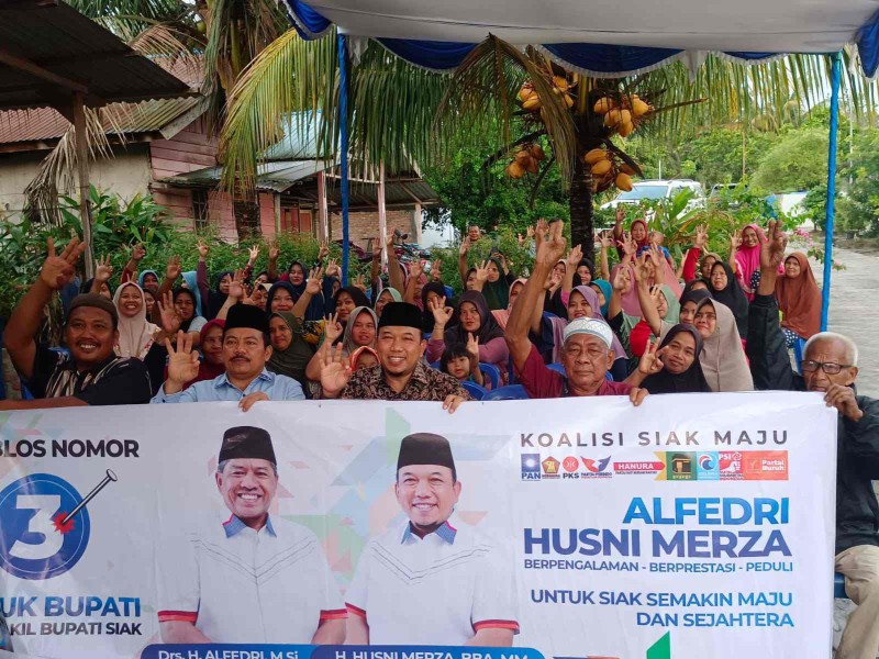 Paslon Bupati Nomor Urut 3 Alfedri-Husni Siapkan Pelayanan dan Penerangan untuk Kemajuan Siak