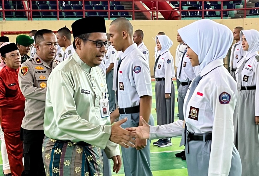 Buka Diklat Paskibraka 2026, Sekda Pelalawan Tekankan Pentingnya Kekompakan