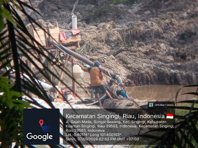 Empat Rakit Dompeng Beroperasi, Warga Sungai Bawang F5 Resah PETI Tak Kunjung Ditertibkan