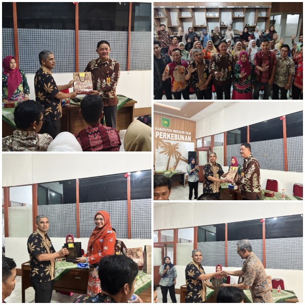 Suasana Haru dan Penuh Kenangan Warnai Acara Perpisahan Sekretaris Dinas Perkebunan Inhil